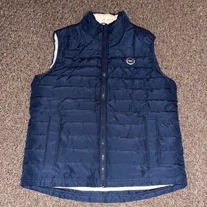 Medium Hollister Blue Sherpa Vest